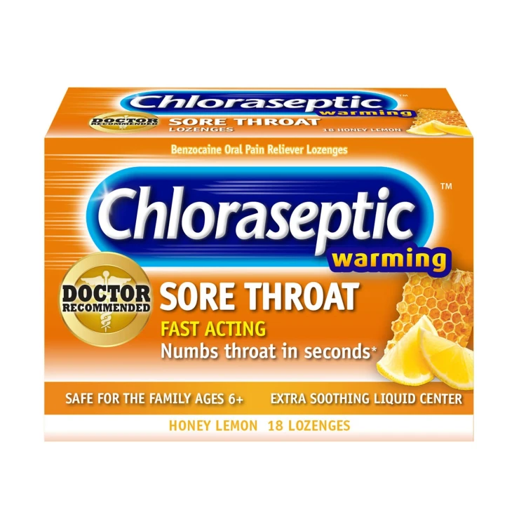 Chloraseptic Honey Lemon Lozenges 18's